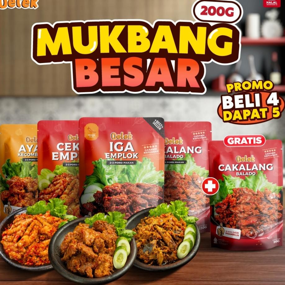 

Dapat 5 Pc Oele Mubang Bear 4 Lau 200Gr Caalang Balado 90Gr Beli 4 Dapat 5 Lengap Oele Emua Varian Uuran Bear Lau Iap Aji
