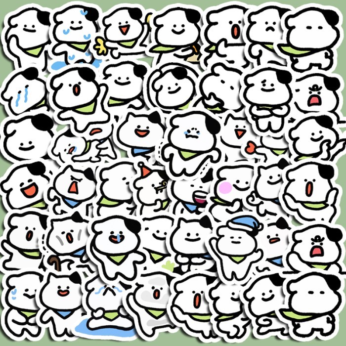 BOOM SALE Stiker Kartun Lucu Terbaru Stiker Lucu Anti Air High Quality, Stiker Aesthetic Stiker