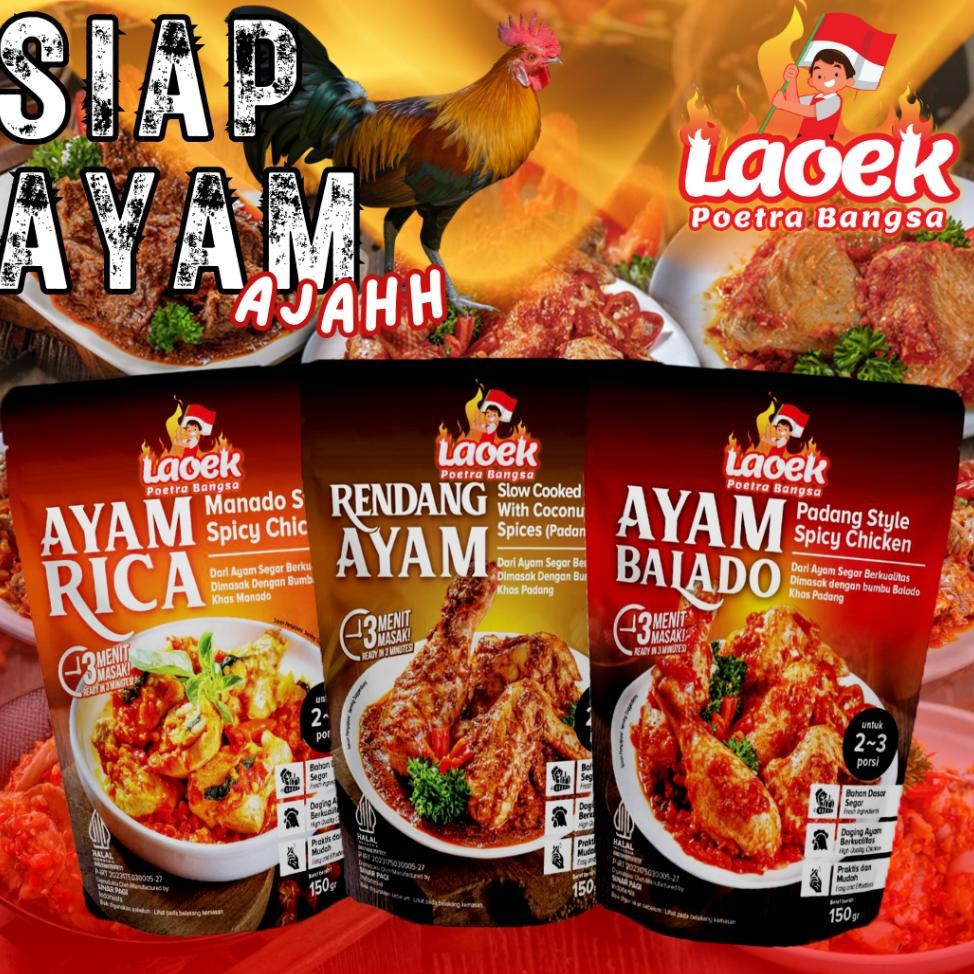 

Iap Ayam Ayam Ricarendang Ayamayam Balado Laoe Poetra Banga Lau N Iap Maan Iap Aji