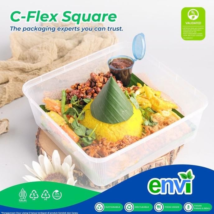 ENVI THINWALL SPECIAL EDITION 2000 ML / FOOD CONTAINER / KOTAK MAKAN