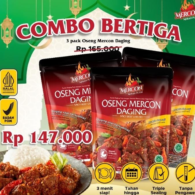 

Mercon Merah Putih Combo Berta 3 Pa Oeng Mercon Daging Maanan Aleng Iap Aji A Mercon Ambel A Food N Peda