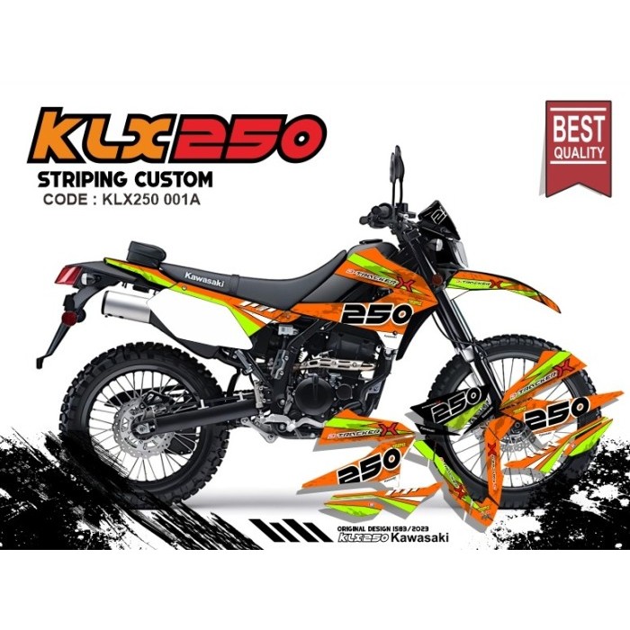 Sticker Striping Variasi Klx 250 D-Tracker 250 X