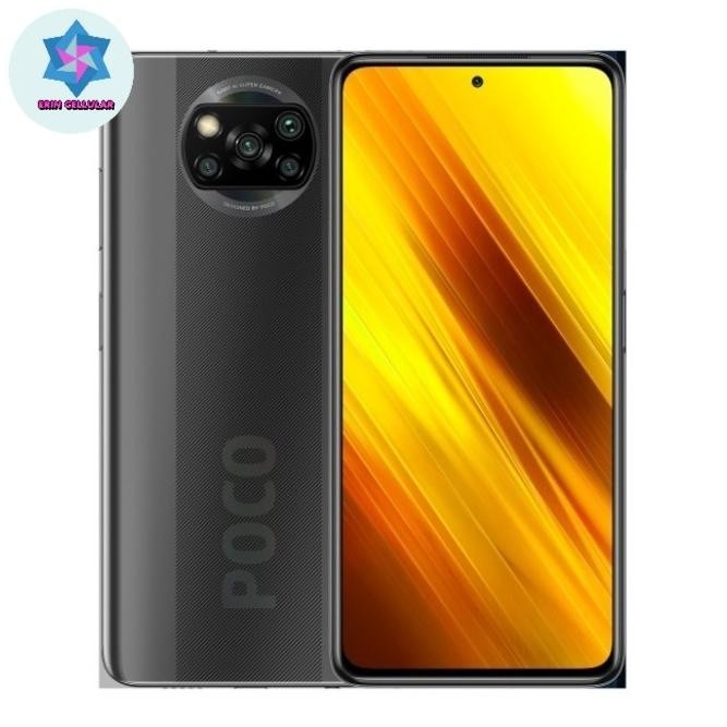 Hp New Xiaomi Poco X3 Nfc Ram 6/64Gb - Grs Resmi 1Thn - Blue & Abuabu Original