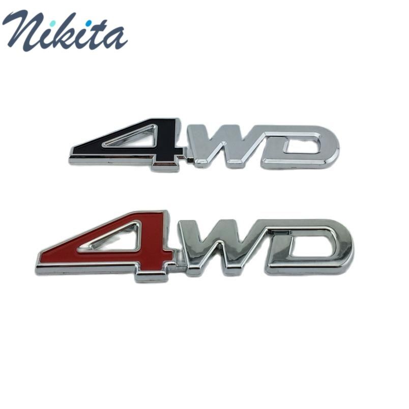 MUSK Toyota RAV4 4WD Logo Letter Backup Boot Sticker