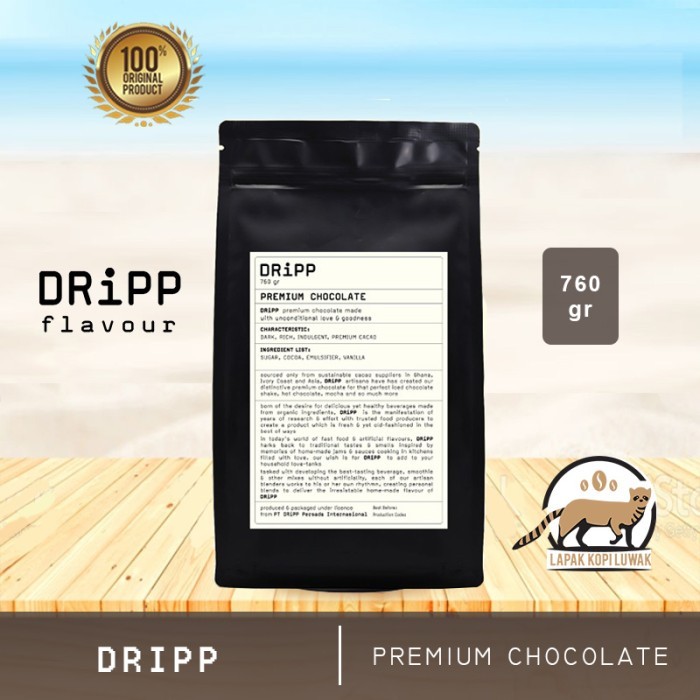 

Premium Chocolate Powder merk Dripp