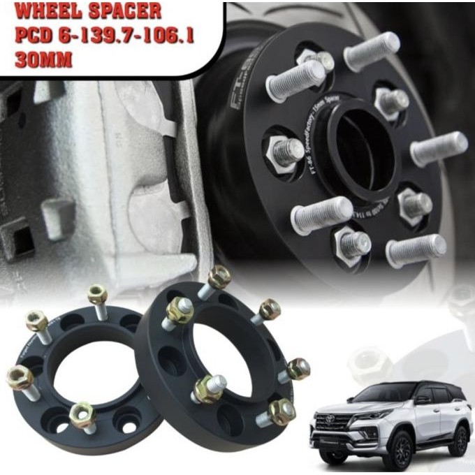 ADAPTOR VELG SPACER ALUMUNIUM TOYOTA FORTUNER 30MM Wheel Spacer