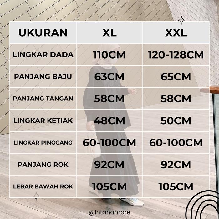 Promo Carine Setelan Wanita One Set Jumbo Atasan Blouse Dan Rok Bahan Katun Linen Rami Daily Set