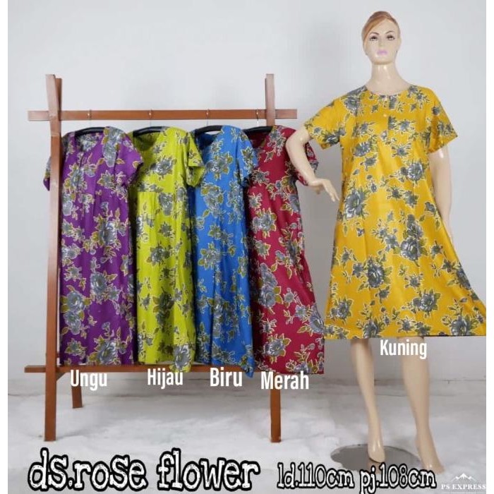 baru daster batik pantai rayon / daster jumbo / daster muslim / katun ori