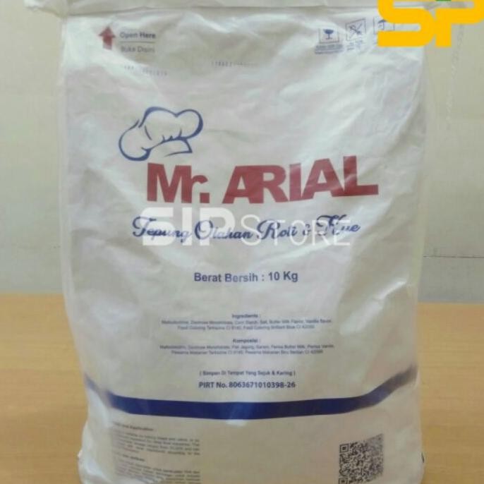 

Mr. Arial Tepung Olahan Roti Ue Uu Bubu Tepung Pre L Repl 10G