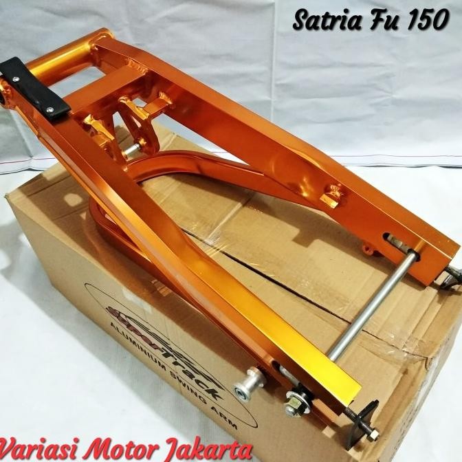 Swing arm supertrack Satria Fu 150 model baru stabilizer Gold