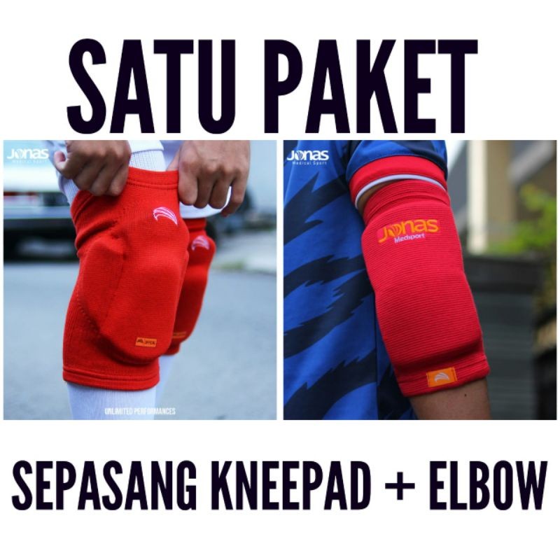 New Kneepad Futsal Jonas Maxim V2 Hitam Elbowpad Jonas Neo Hitam Knee Pad