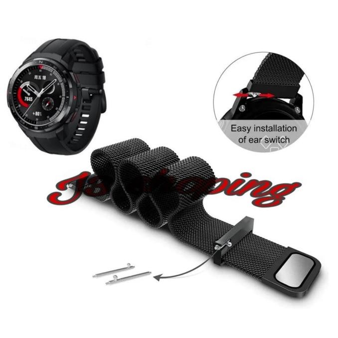 Tali Jam Honor Watch GS Pro Strap Milanese Magnetic Loop Stainless Stok Terbatas