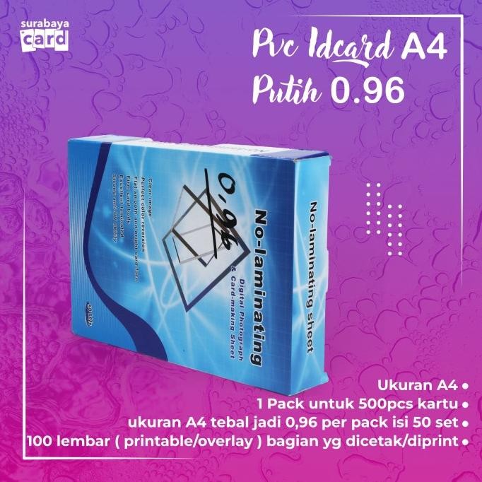 

PVC Instant Putih A4 0.96cm 50 sett
