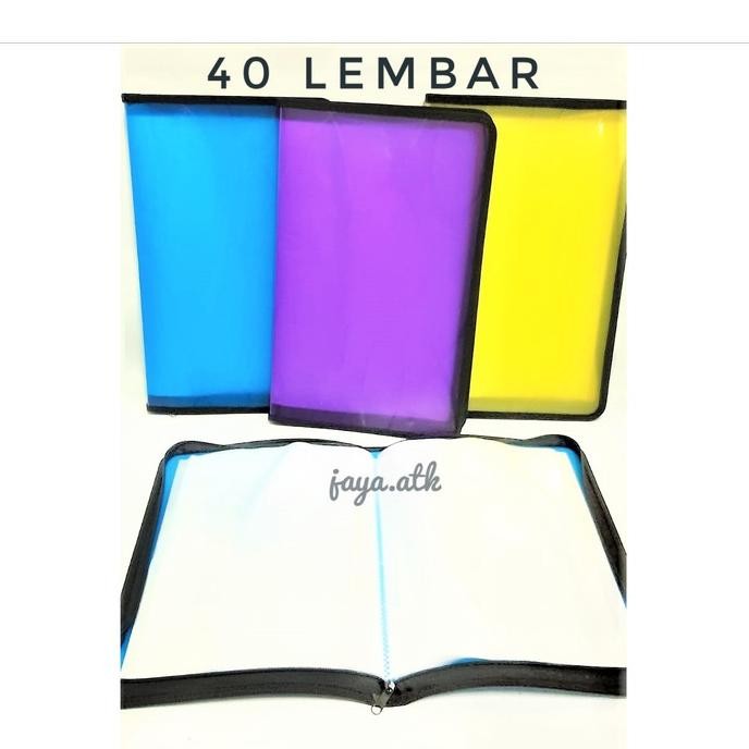 

MAP PLASTIK CLEAR HOLDER F4 SLETING ISI 40 POKET LEMBAR FOLIO STOK TERBATAS
