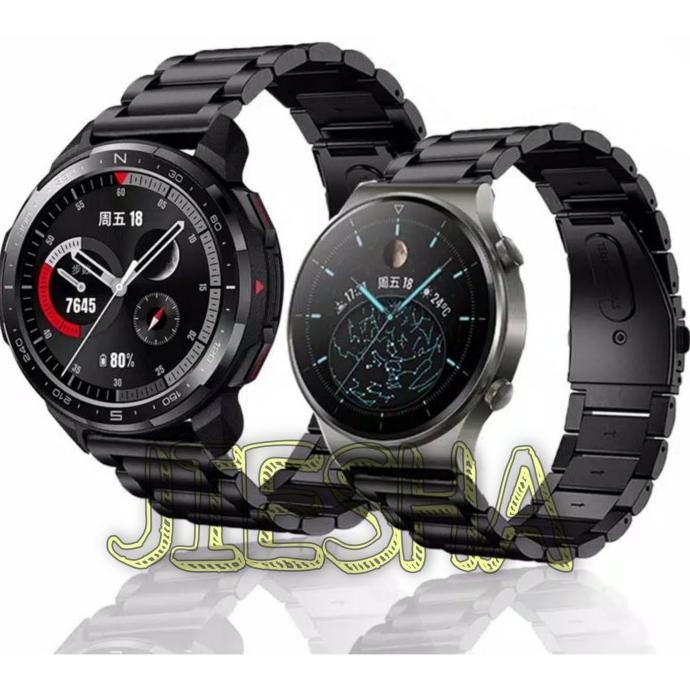 STAINLESS STEEL STRAP TALI JAM WATCH BAND HONOR WATCH GS PRO TALI JAM Stok Terbatas