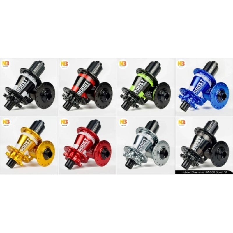 New Hub Freehub Strummer HM-380 Boost TA HUB SET sepeda MTB Discbrake 6 bolt Super Tawon