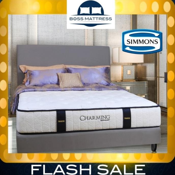 Simmons Springbed Charming ( Hanya Kasur ) 160 180 200 90 100 120 140