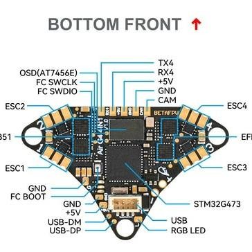 BetaFPV Air Brushless Flight Controller for FPV Micro Drone