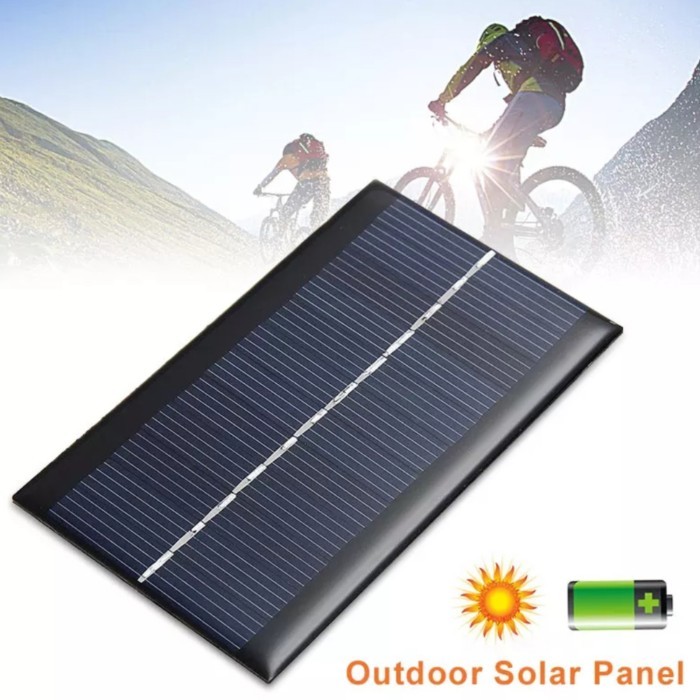 Xon Diy Mini Solar Cell Modul Baterai Surya Panel Charger Outdoor