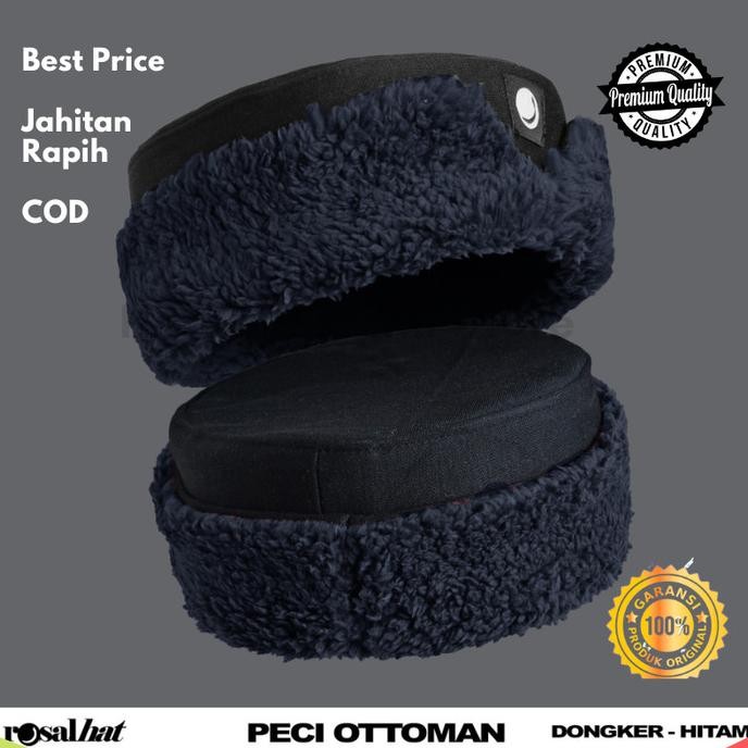 Peci Turki Ertugrul Ottoman Rosal - Peci Tradional Unik Turki Usmani Pria Dewasa