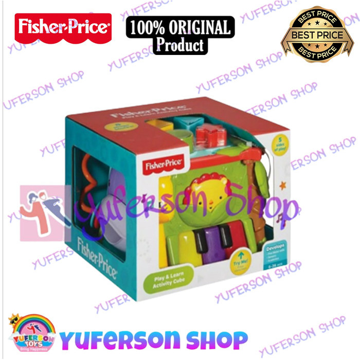 JUAL RUGI Fisher Price Play and Learn Activity Cube