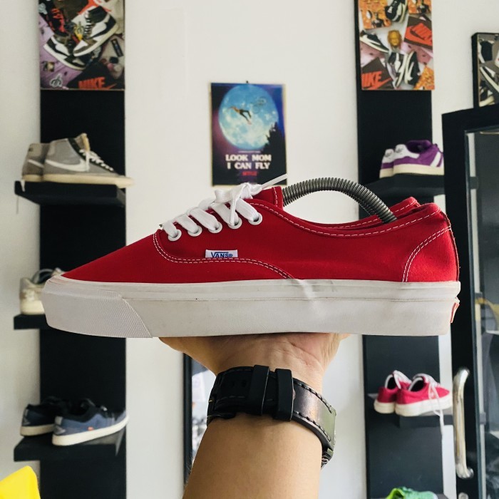 TERBARU vans authentic vault lx og red