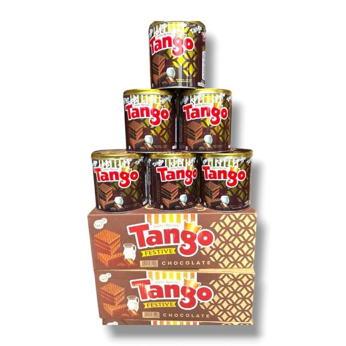 

1 Dus Tango Wafer Renyah Kaleng isi 6 Kaleng - Camilan Biscuit Snacks Cookies