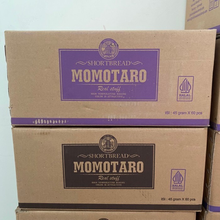 

[SnackMantap-BDG] - MOMOTARO Shortbread Kukis / 1 Karton isi 60pcs