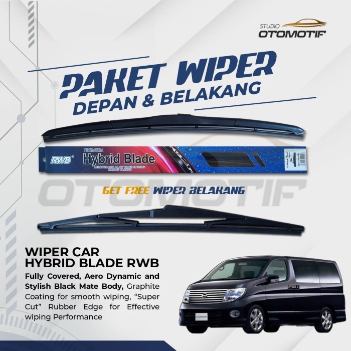 

Paket RWB HYBRID Wiper Elgrand Gen2 E51 2002-2010 3 PCS