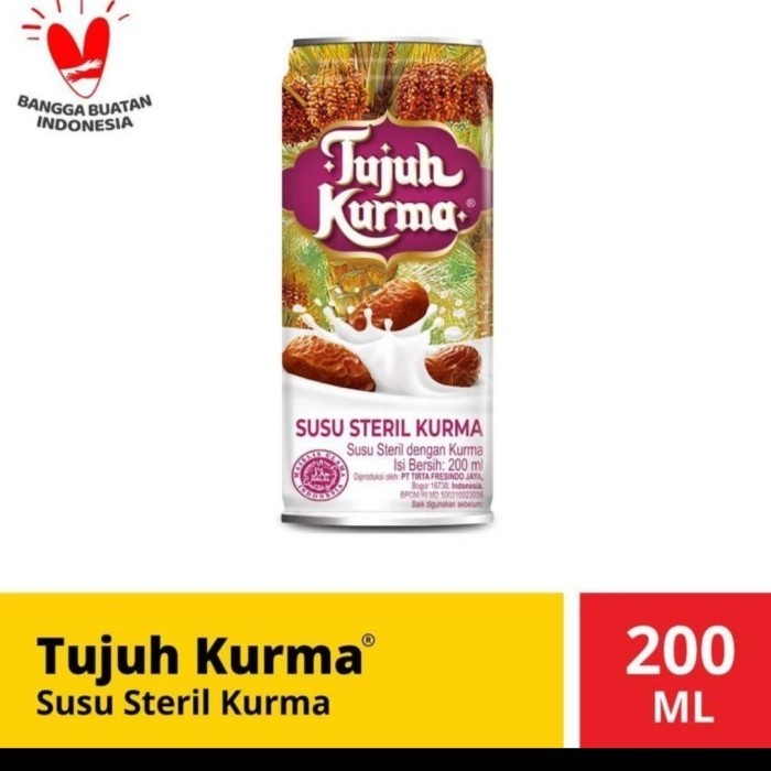 

Tujuh Kurma Susu Steril Kurma 200 ml 1 Dus