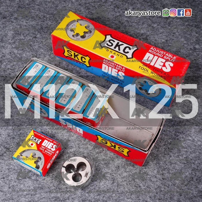 SKC M12 x 1,25 SKC Taps Dies M12x1.25 Snei Drat M12x1.25