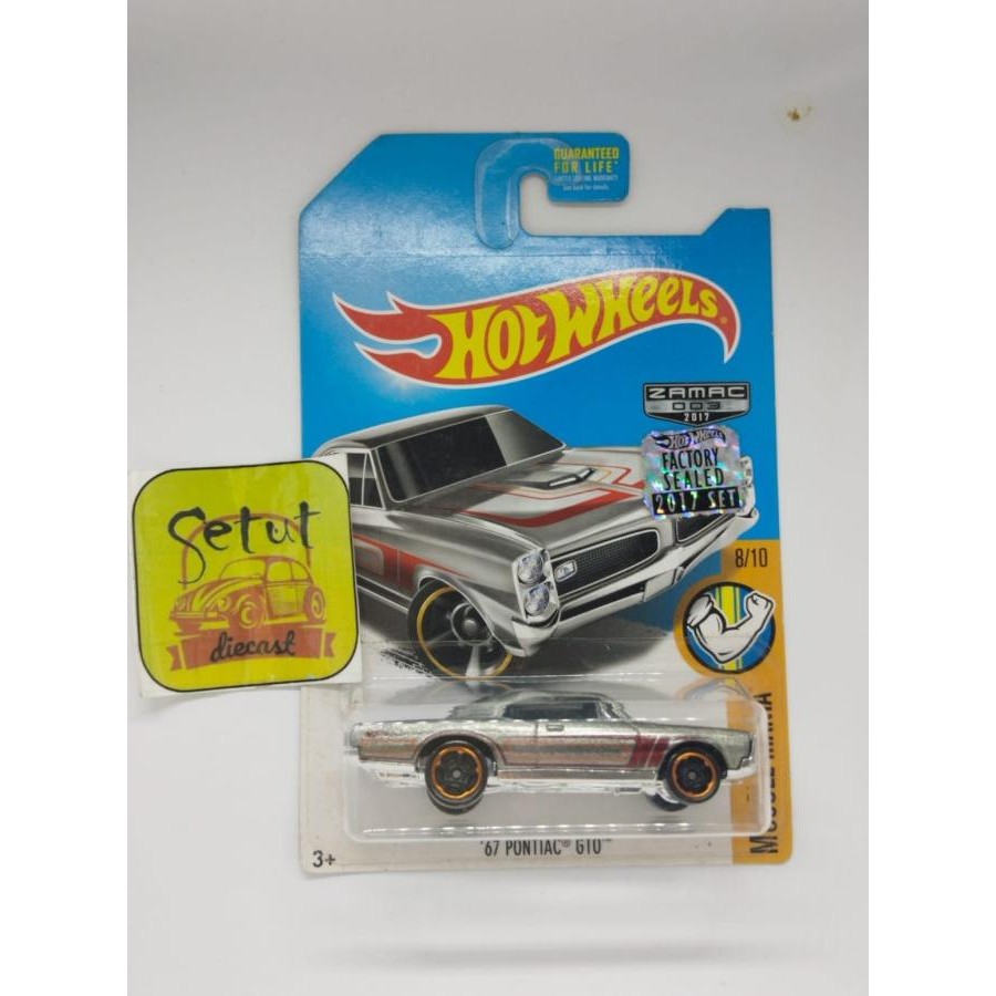 HOT WHEELS HOTWHEELS ZAMAC 67 PONTIAC GTO FACTORY SEALED FS