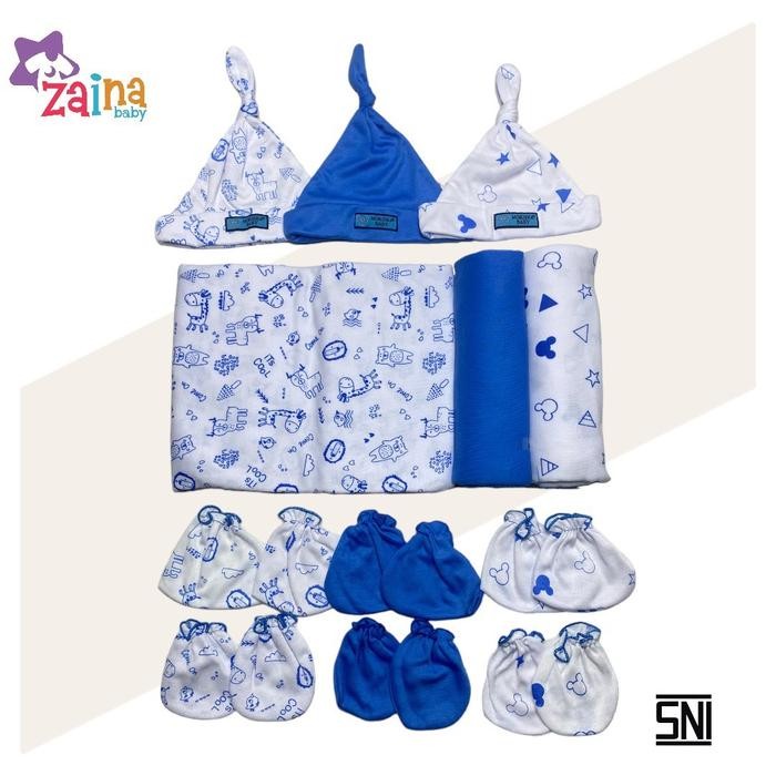 Bedong Set Topi & Sarung Tangan Sarung Kaki Asli 100%