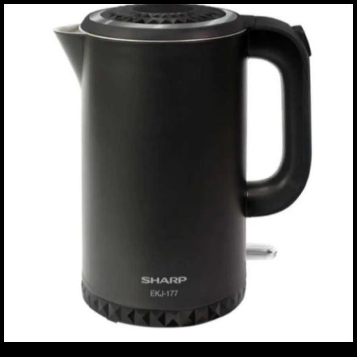 Kettle Jug Sharp Ekj177 Bk/Wh/Kettle Lustrik Pemanas Air Ekj177-Hitam