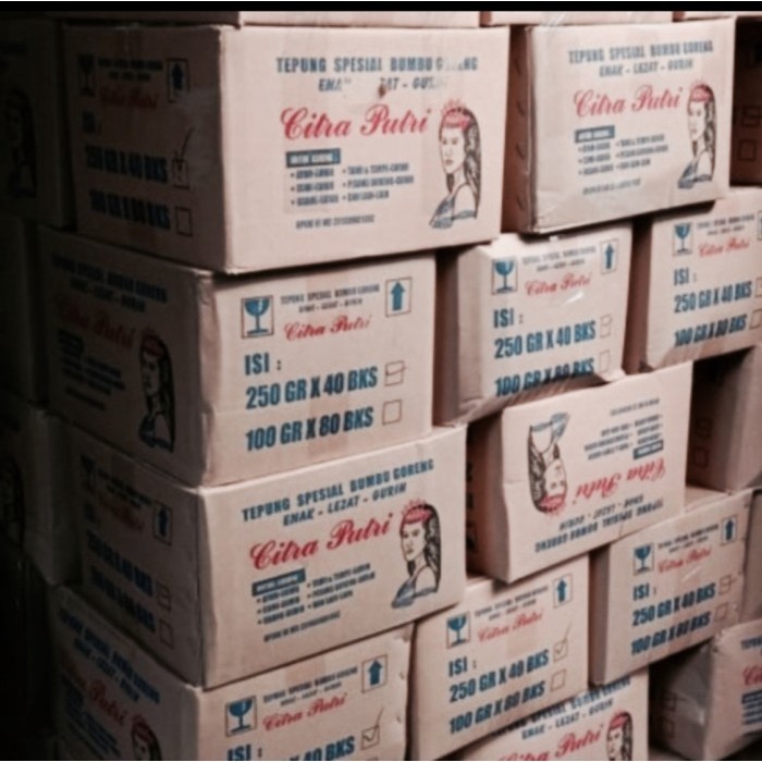 

Tepung putri serbaguna / bumbu tepung putri 1 dus grab gojek