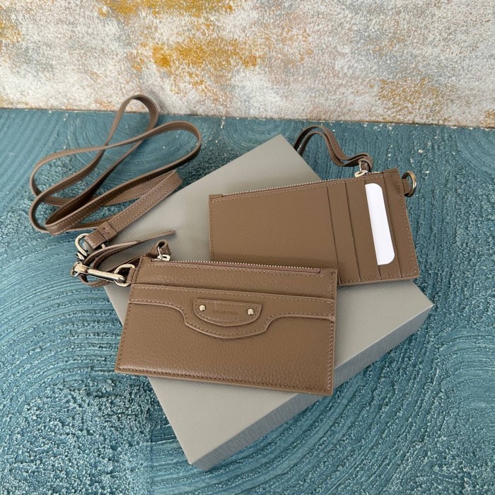 

PROMO! Lanyard card case mink grey