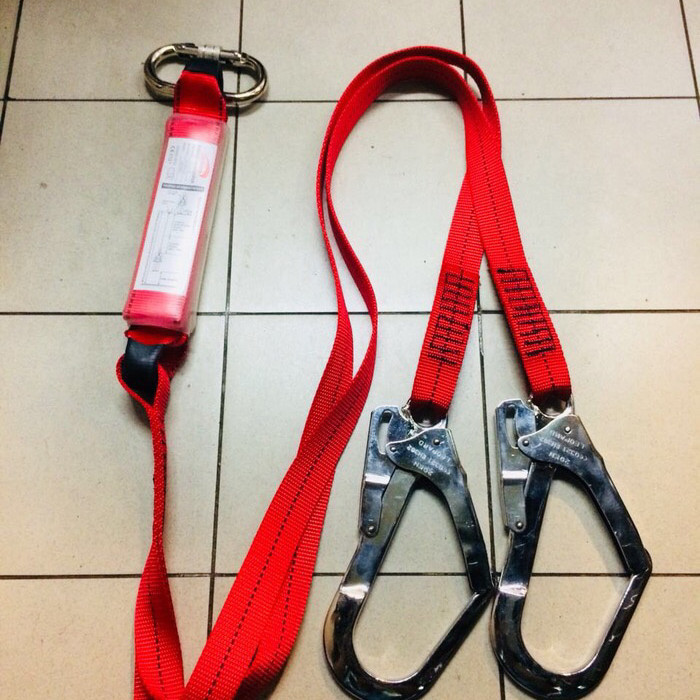 

Tali Lanyard Absorber Leopard Double Big Hook Plus Absorber LP-0322