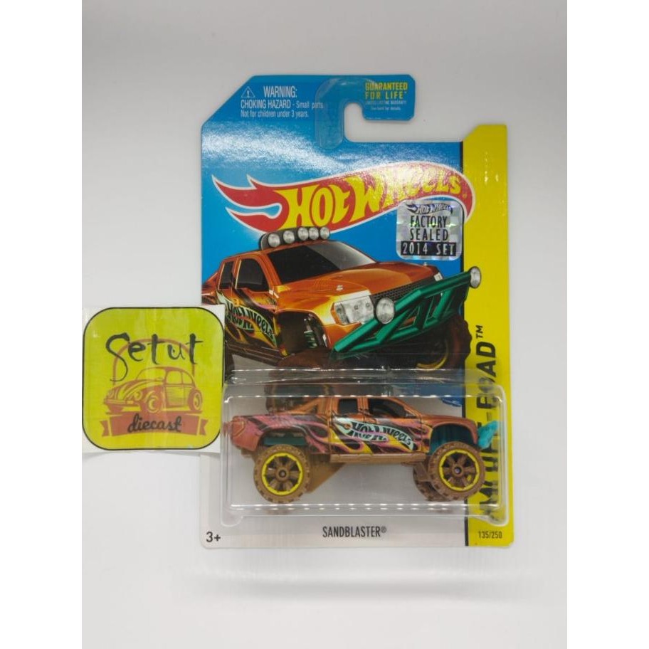 HOT WHEELS HOTWHEELS EXCLUSIVE RECOLOR SANDBLASTER FS ORANGE
