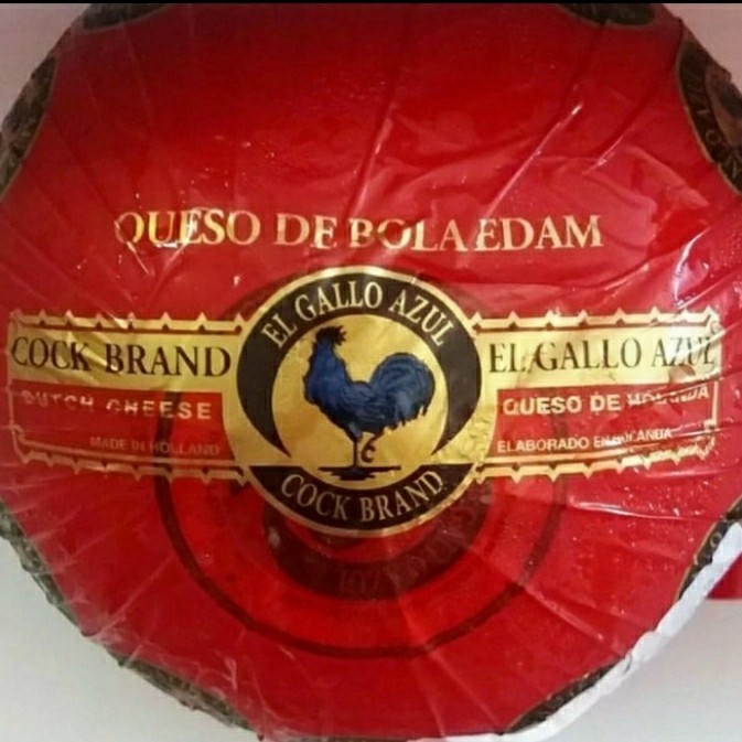 

keju edam bola ayam emas cock brand 1,7kg