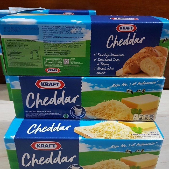 

keju kraft cheddar 2kg