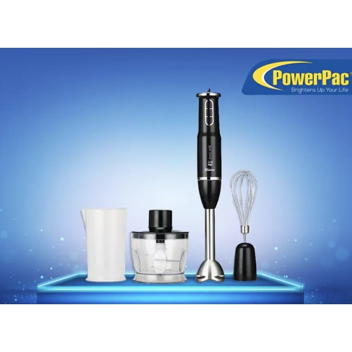 

PowerPac Hand Blender 4 In 1 Electric Hand Blender Set (PPBL393)