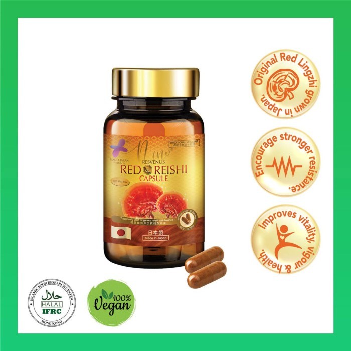 

Nano Japan Red Reishi - Prevention Age Related Disease 60 pc