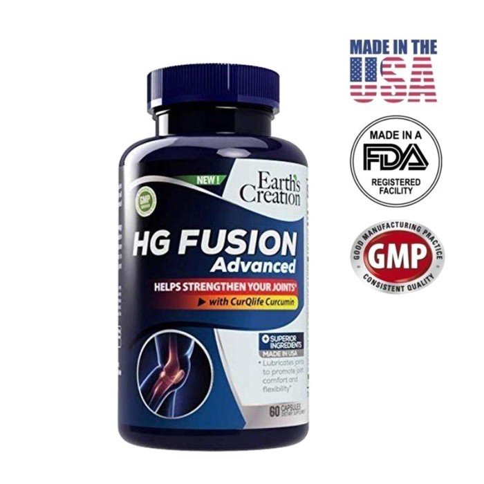 

Earth's Creation HG Fusion Adv. With CurQlife & Curcumin 60 per pack