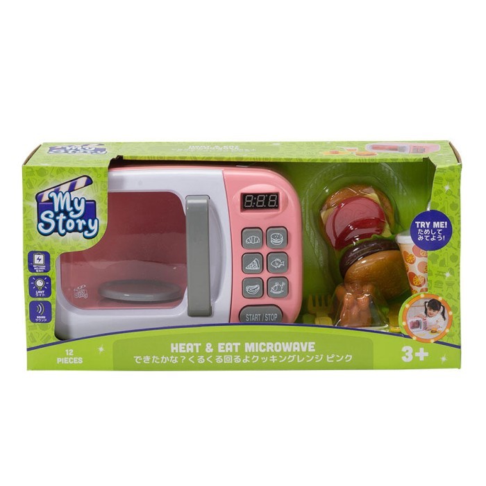 

My Story Heat & Eat Microwave - Pink