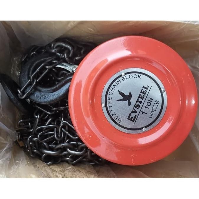 CHAIN BLOCK 1 TON 3 METER TAKEL KATROL KEREKAN 1 TON 3 METER