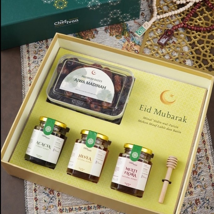 

DUBAI Parcel Lebaran Hampers Idul Fitri Ramadhan Kurma Madu Granola