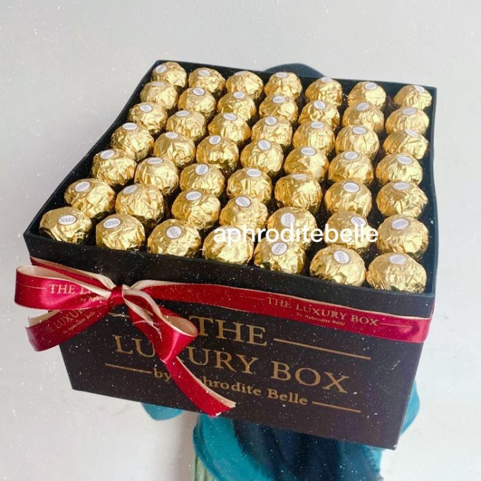

FULL Ferrero Box Premium / Hadiah Coklat Ferrero Ultah / Luxury Box