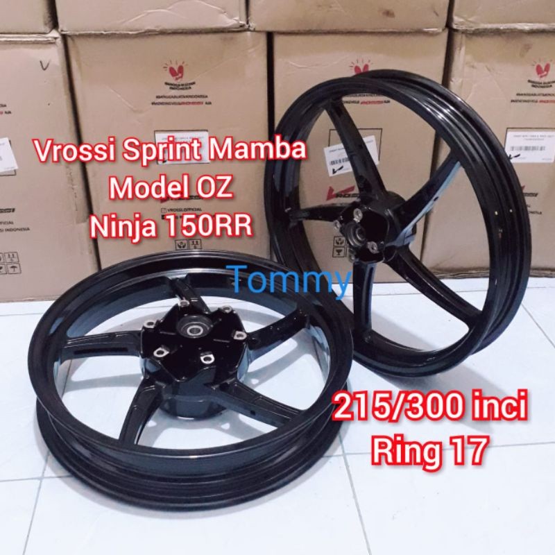 Velg Ninja 150 RR R SS Vrossi Rossi sprint mamba model oz Kawasaki 150R 150RR