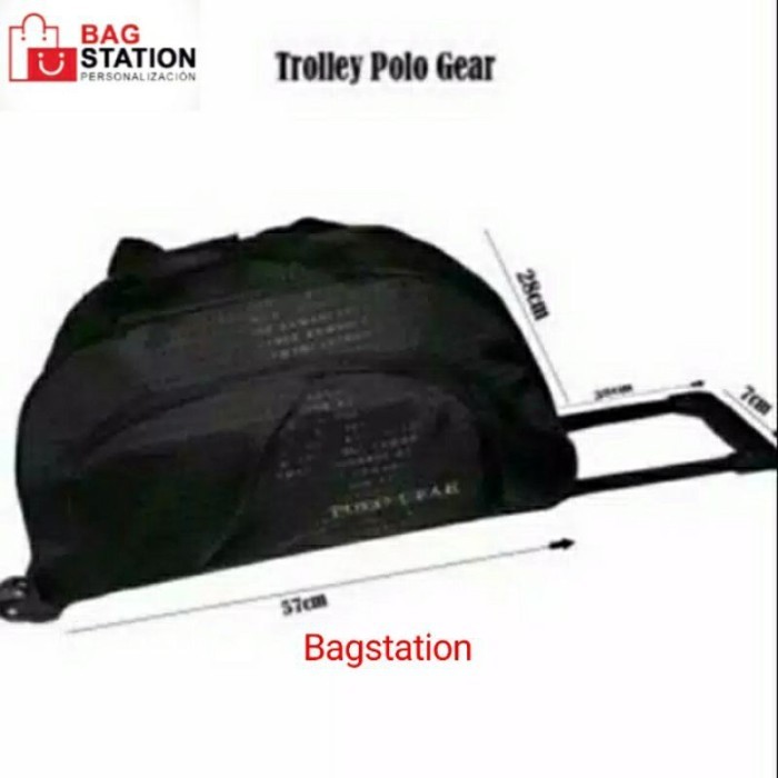 TRAVEL BAG TROLI TROLLEY POLO GEAR ORIGINAL TAS CABIN TAS PAKAIAN BAJU
