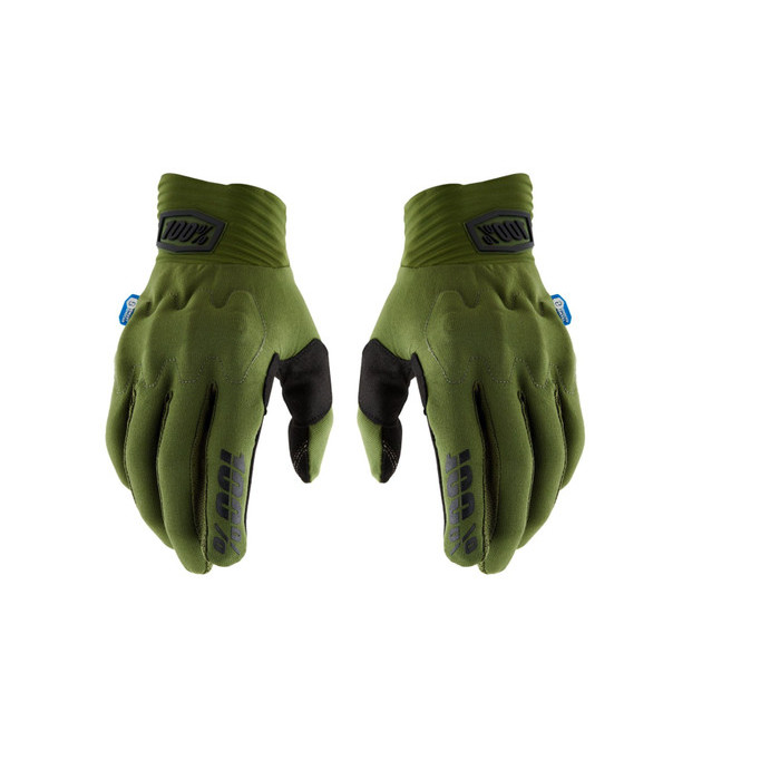 Glove 100% Cognito Army Green Black / Gloves 100%